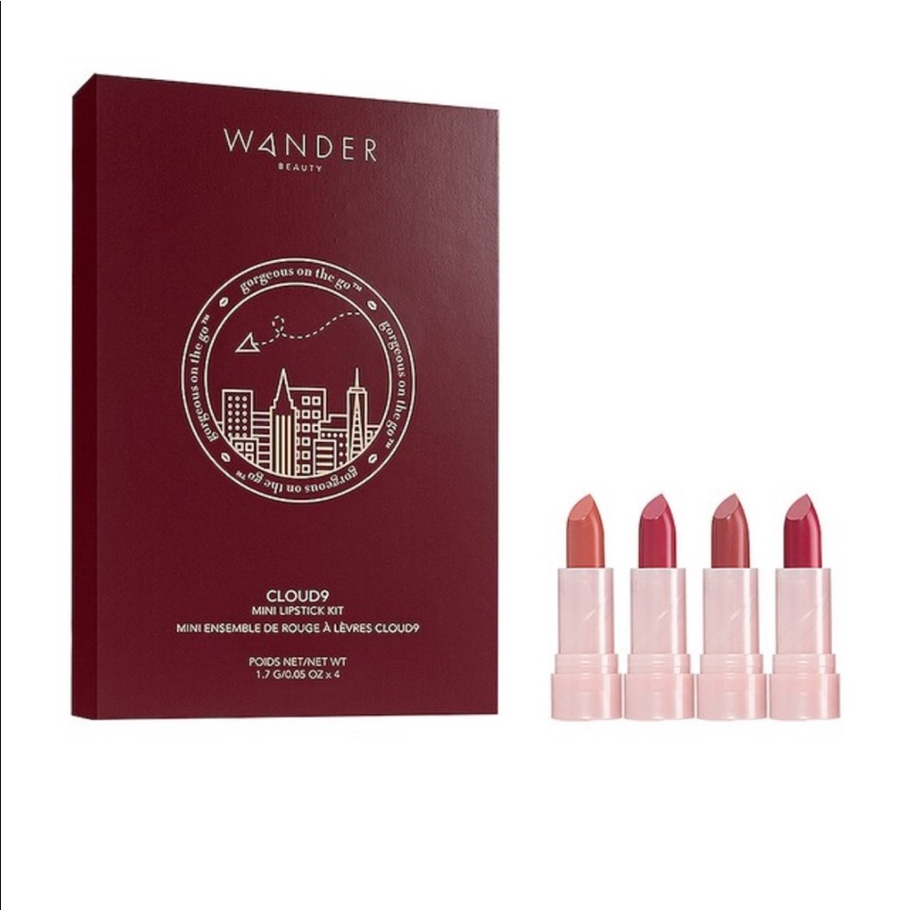 NIB Wander Beauty Cloud9 Mini Lipstick Kit